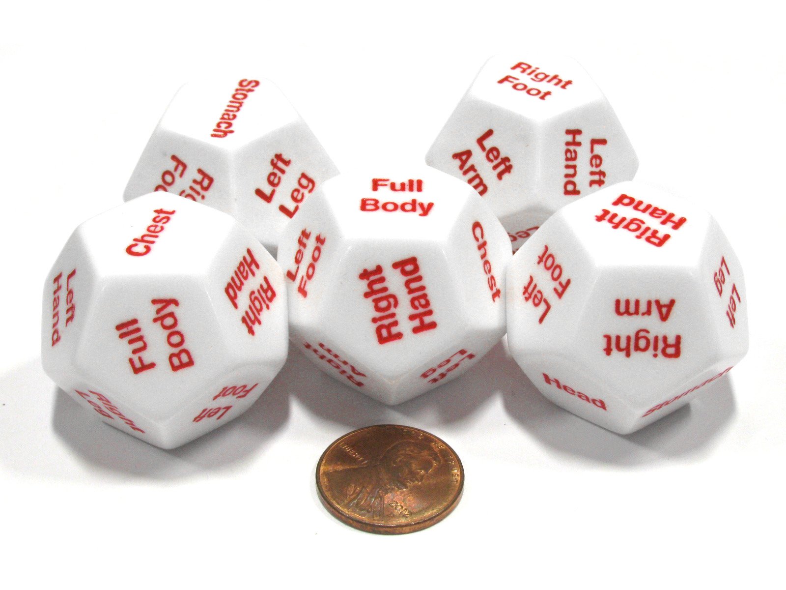 Amazon.com: 5 x D12 28mm Critical Location Body Hit Dice